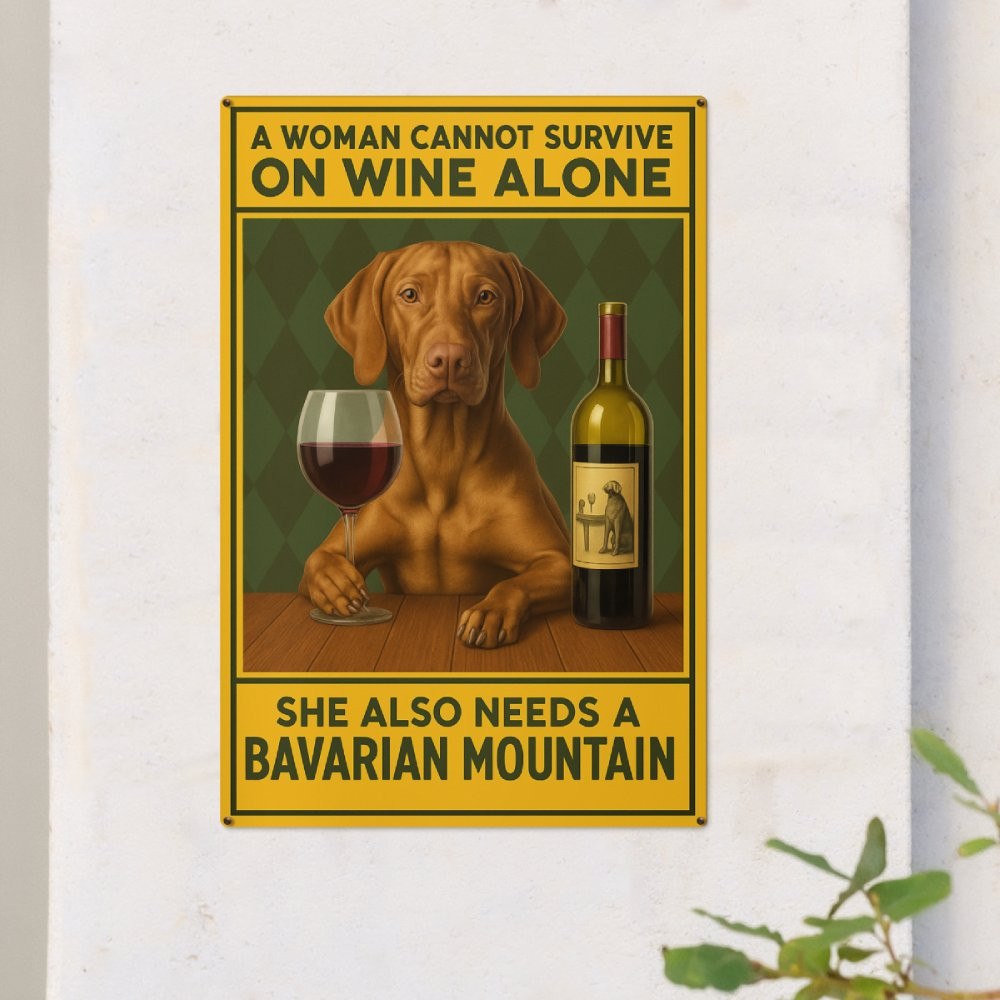Premium Bavarian Mountain Dog Metal Sign - Moon-tshop