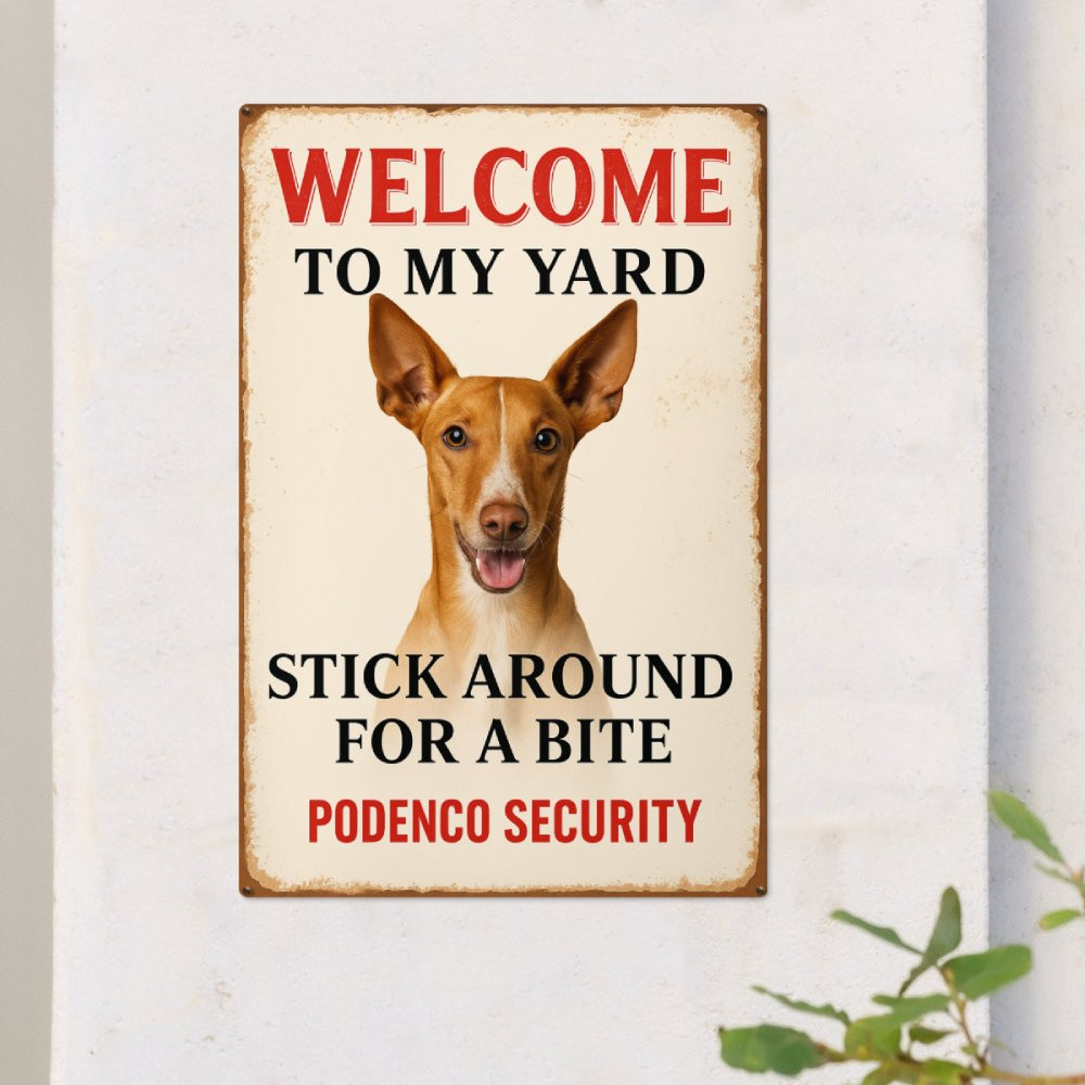 Premium Podenco Metal Sign - Moon-tshop