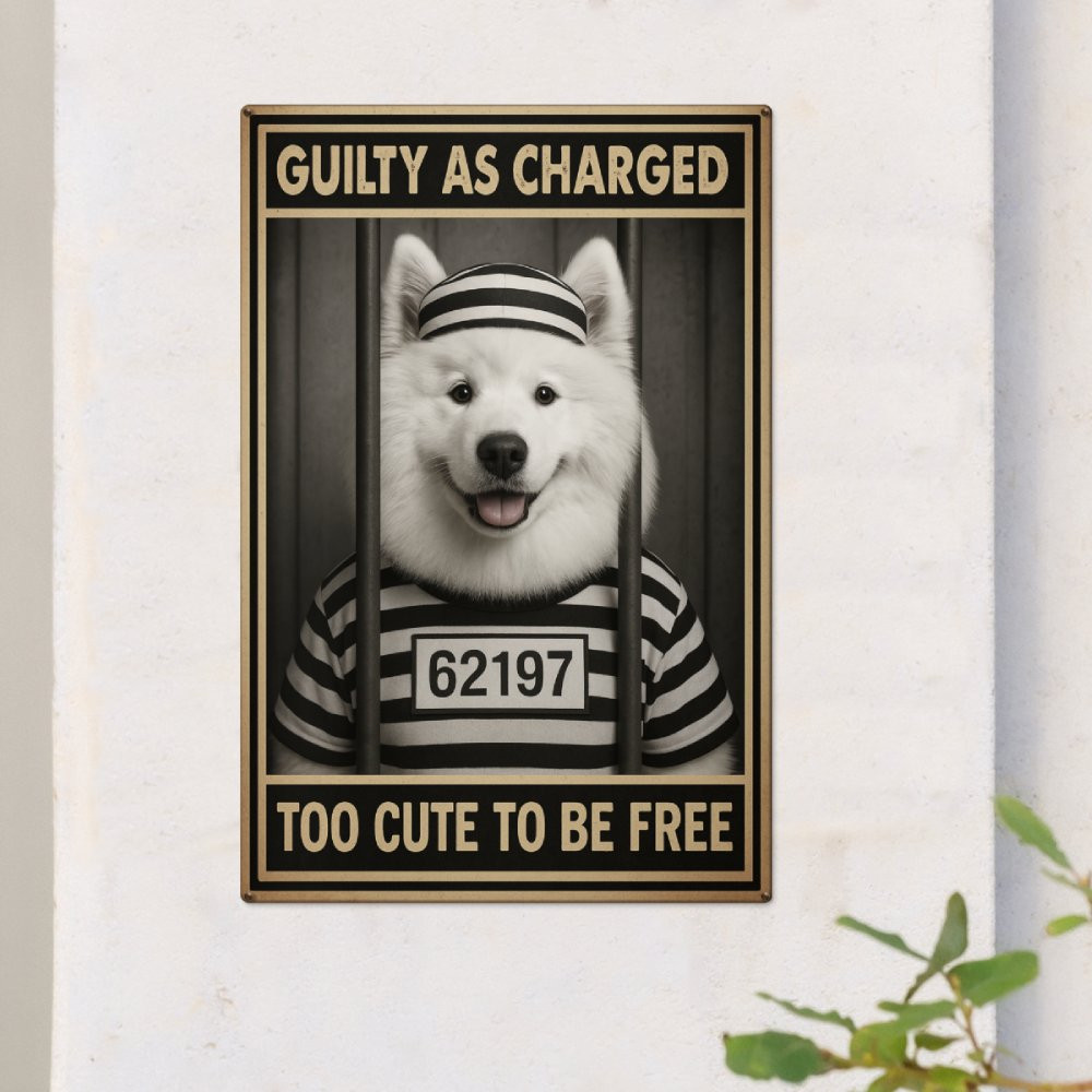 Samoyed Premium Metal Sign - Moon-tshop