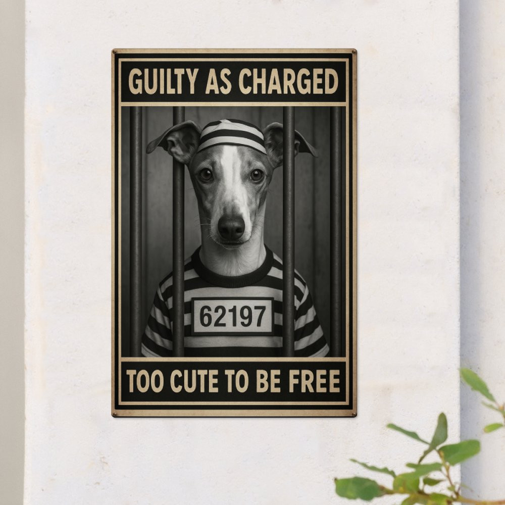 Italian Greyhound Premium Metal Sign - Moon-tshop