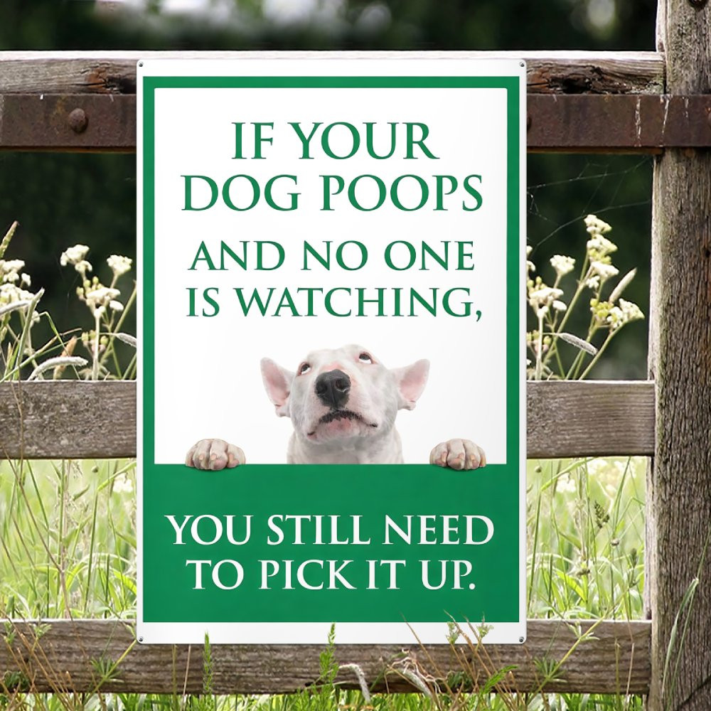 Bull Terrier Metal Sign - Moon-tshop