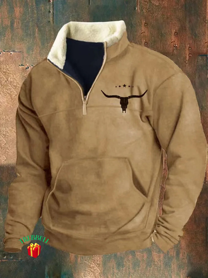 2025 Winter fashion Men's 3D printed pullover loose zipper Hoodie