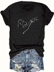 Dog & Hand Casual Crew Neck Short