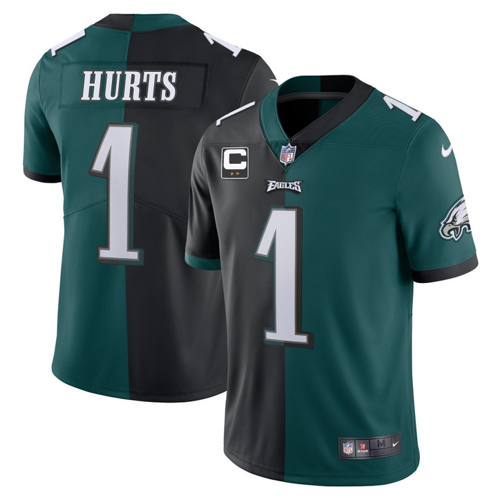 Eagles Split Black Green Vapor Limited - All Stitched