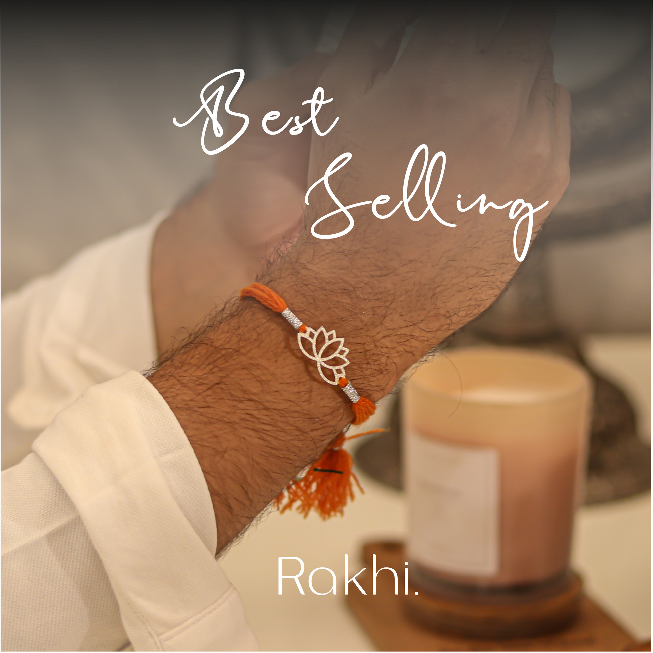 Silver Rakhi - zulri
