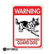 German Shepherd Guard Dog Pet Animal Retro Street Sign Household Metal Tin Sign Bar Cafe Car Motorcycle Garage Decoration Suppl