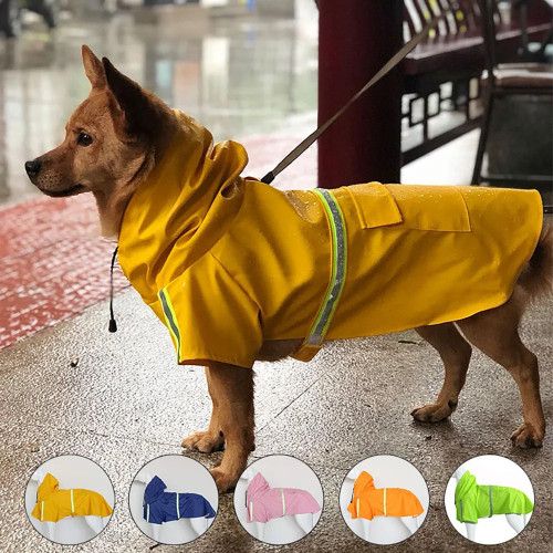 Corgi Dog Raincoat Windproof & Reflective Design