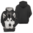 Alaskan Malamute 6 - Unisex 3D Graphic Hoodie