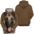 Belgian Shepherd Tervuren - Unisex 3D Graphic Hoodie