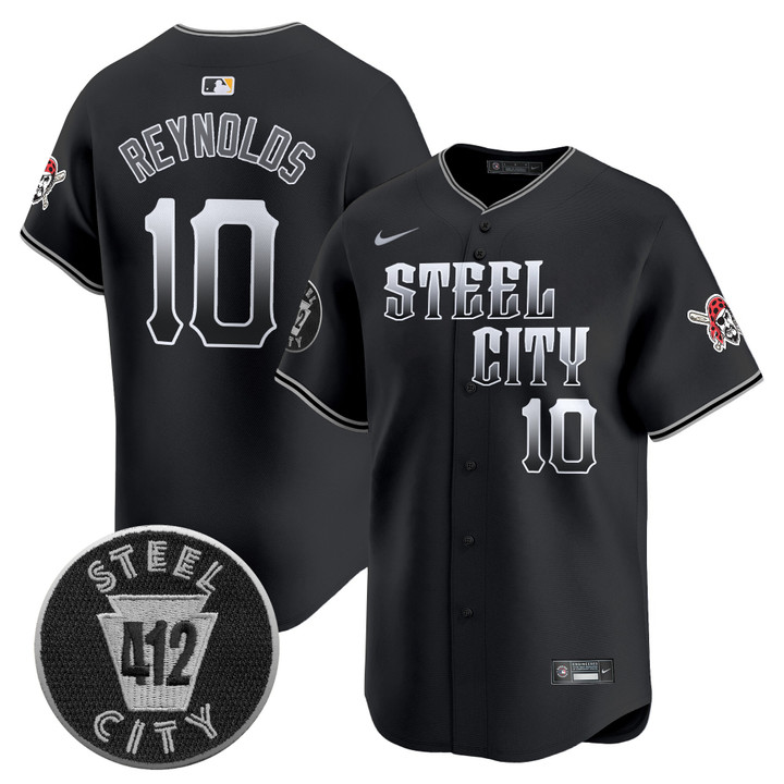 Men's Pittsburgh Pirates 412 Patch Vapor Premier Limited Jersey V8 - All Stitched
