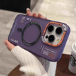 Magnetic Matte Phone Case for iPhone 16, 15, 14, 13 Pro Max with Metal Lens Frame