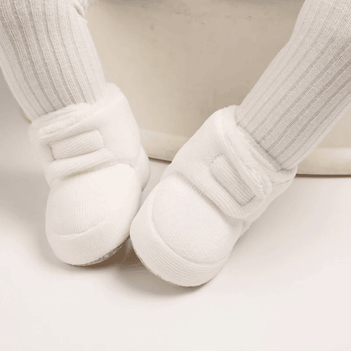 Newborn Baby Star Socks Shoes – Soft Cotton Anti-Slip Warm Booties for Boys & Girls