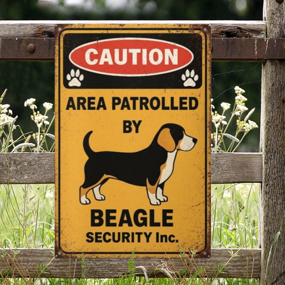 Pergl Signs Beagle Premium Metal Sign - Gifte Shop