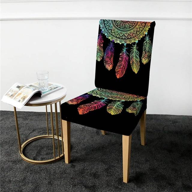 Native Chair Covers Dreamcatcher Mandala Native American Chair Cover - bestofnative