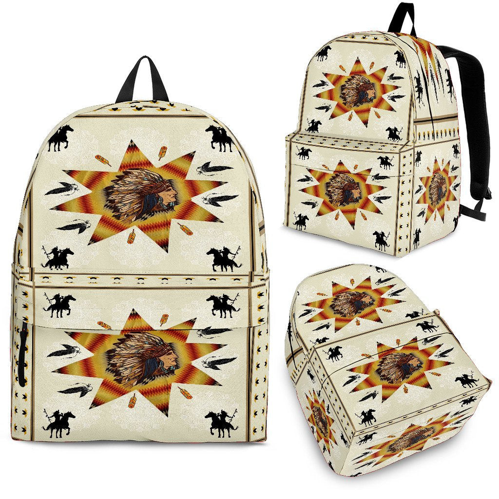 Tribe Chief & Warriors Native American Backpack - bestofnative