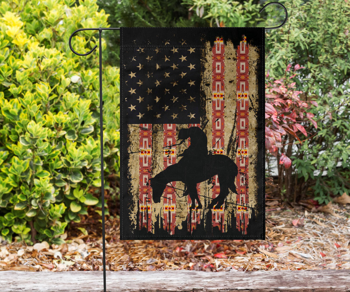 End Of Trail Native American Flag Decor - bestofnative