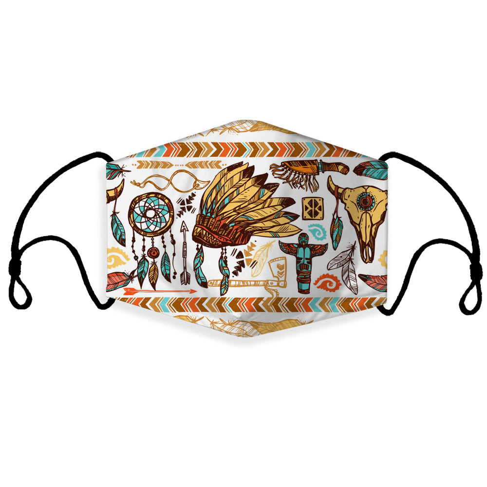 Net Pattern 3d Mask Native American Pattern 3D Mask (with 1 filter) - bestofnative