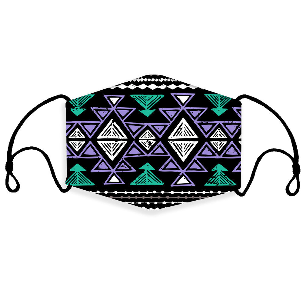 Net Pattern 3d Mask GB-NAT00577 Pattern Blue Pattern Blue 3D Mask (with 1 filter ...