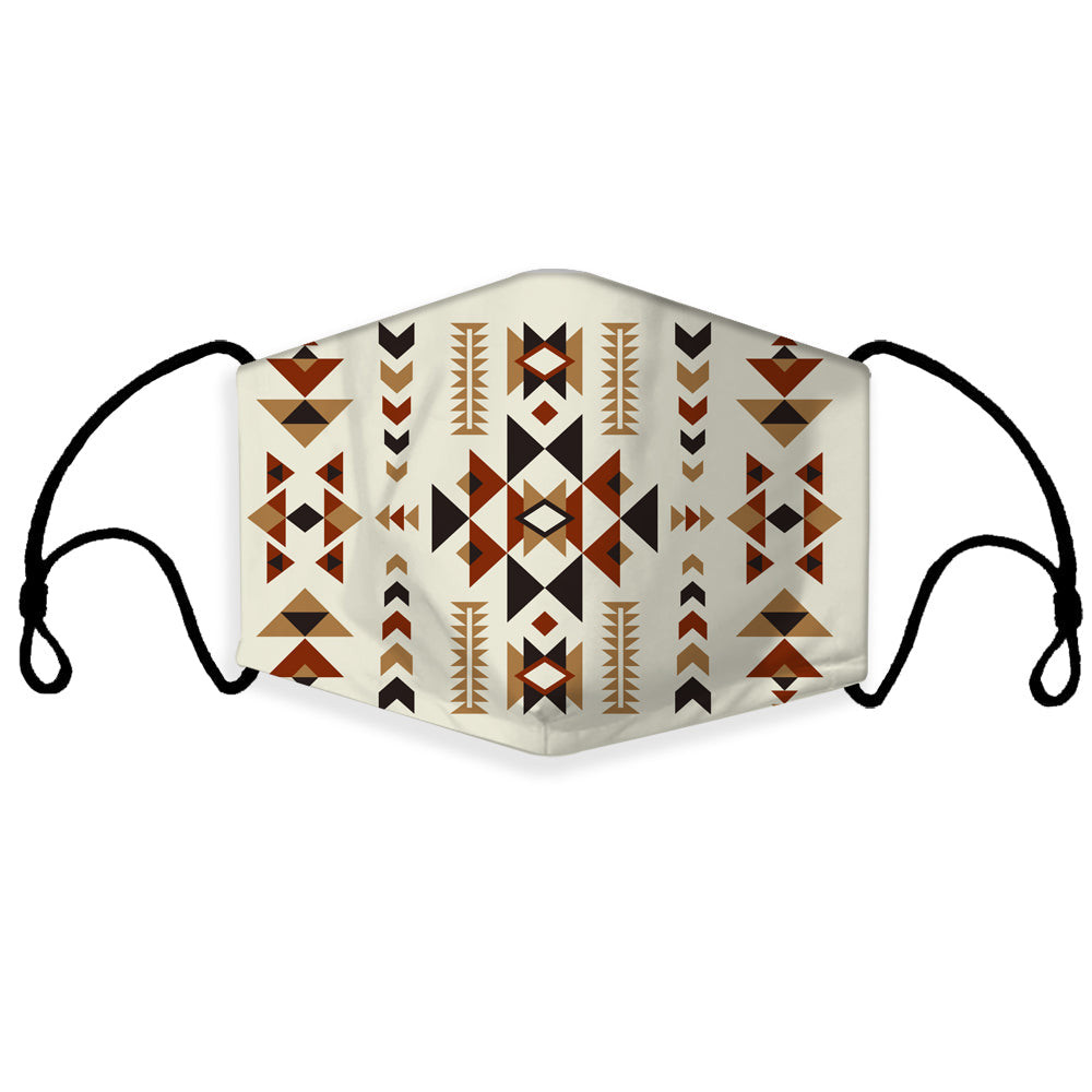 Net Pattern 3d Mask GB-NAT00514 Ethnic Pattern Design 3D Mask (with 1 filter) - bestofnative