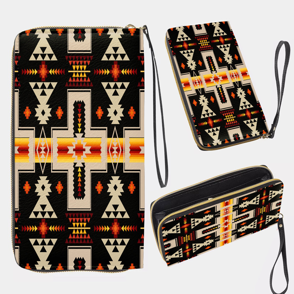Native Handwallet GB-NAT00062-01 Pattern Native Long Portable Wallet - bestofnative