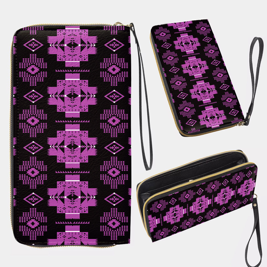 Native Handwallet GB-HW00077 Pattern Native Long Portable Wallet - bestofnative