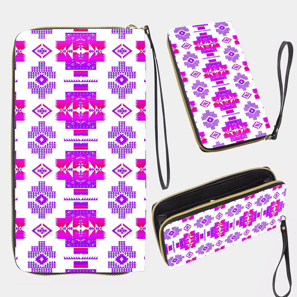 Native Handwallet GB-NAT00720-01 Pattern Native Long Portable Wallet - bestofnative