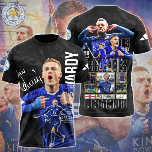 Limited Edition Leicester City & Jamie Vardy 3D T-Shirt, Hoodie Polo Hoodie Zip AOPLTCT2394