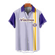 Minnesota Vikings | Classic Retro Mascot Line Hawaiian Shirt