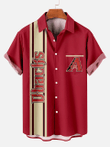 Arizona Diamondbacks | Stripe Casual Hawaiian Shirt
