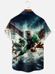 Moisture-wicking Eagle Football Hawaiian Shirt