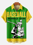 Nostalgia Baseball Comic Graphic Hawaiian Shirt