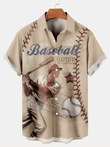 Classic Retro Baseball Guy Hawaiian Shirt