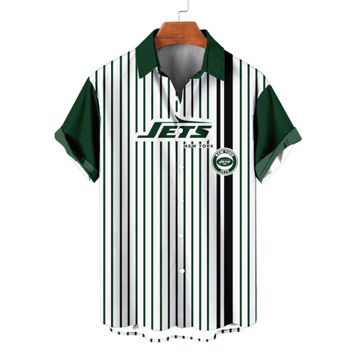 New York Jets | Classic Retro Mascot Line Hawaiian Shirt