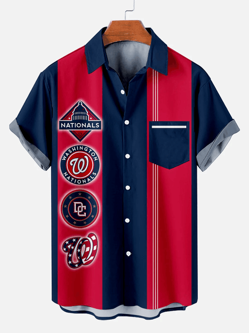 Washington Nationals | Team Logo Hawaiian Shirt