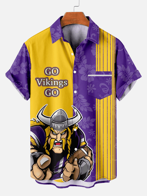 Minnesota Vikings | American Football Hawaiian Shirt