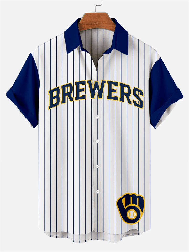 Milwaukee Brewers | Classic Retro Hawaiian Shirt
