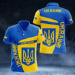 Customize Ukraine Coat Of Arms - Premium Style Unisex Adult Polo Shirt