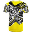 Tokelau T- Shirt - Tribal Jungle Yellow Pattern T-shirt