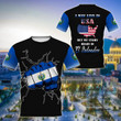 I May Live In USA But My Story Begin In El Salvador Unisex Adult T-shirt