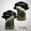 Custom Name Florida Coat Of Arms And Flag Unisex Adult T-shirt