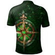 Ireland Clothing - Mitchell Irish Family Crest Polo Shirt - Celtic Irish Compass & Shamrock Polo Shirt