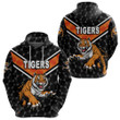 Wests Tigers Hoodie Original Style - Black Hoodies