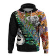 New Zealand Maori Manaia and Australian Aboriginal Koala Hoodies