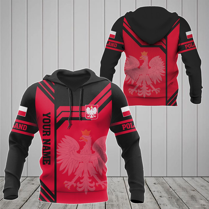Customize Name Poland Line Version Unisex Adult Hoodies