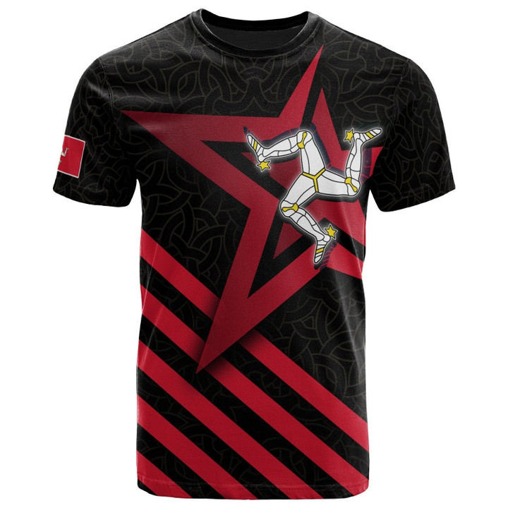 Isle of Man Celtic T-shirts¬†- Isle of Man Star T-shirt