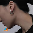 925 Sterling Silver Heart Earrings