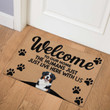 Bernese mountain Door Mat