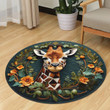 Giraffe Round Carpet
