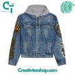 Blind Guardian Hooded  Hoodless Or Hooded Denim Jacket HG