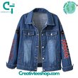 Alice Cooper �Coop�s Nightmare� 50th Anniversary Hoodless Or Hooded Denim Jacket HG